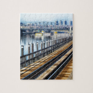 Puzzle bronx new york city bâtiments rivière
