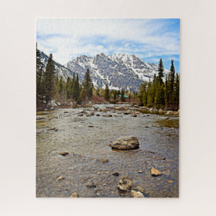 Puzzle Brook à ciel ouvert Rocky Mountain - 16x20 - 520 