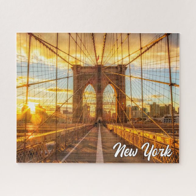 Puzzle Brooklyn Bridge, New York, États-Unis (Horizontal)