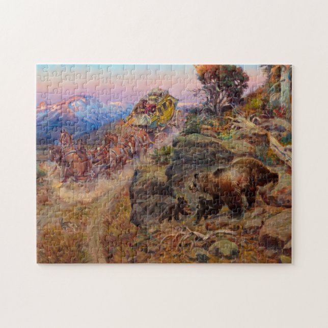 Puzzle Bruin Not Bunny Turned the Leaders, 1924, par Russ (Horizontal)