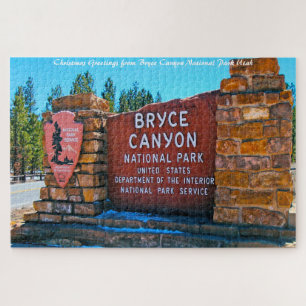 Puzzle Bryce Canyon Utah.voeux Noël