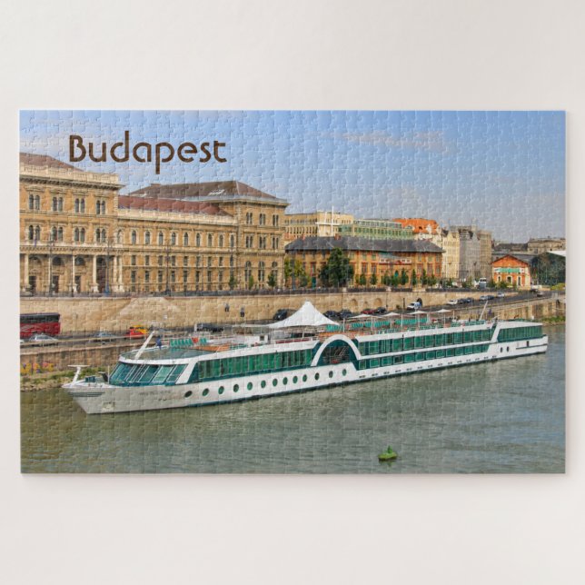 Puzzle Budapest : Bateau de croisière sur le Danube, Hong (Horizontal)