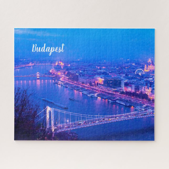 Puzzle Budapest Hongrie par nuit (Horizontal)