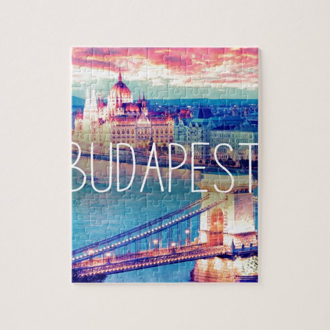 Puzzle Budapest - vintage-poster (Vertical)