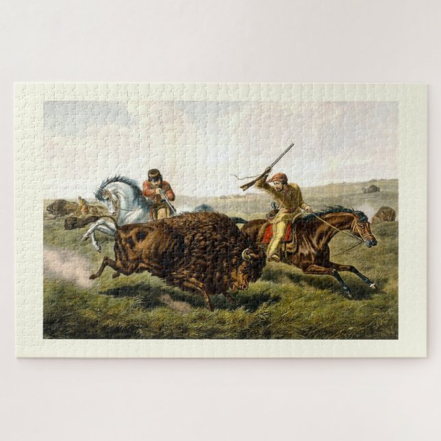 Puzzle Buffle de chasse (Horizontal)