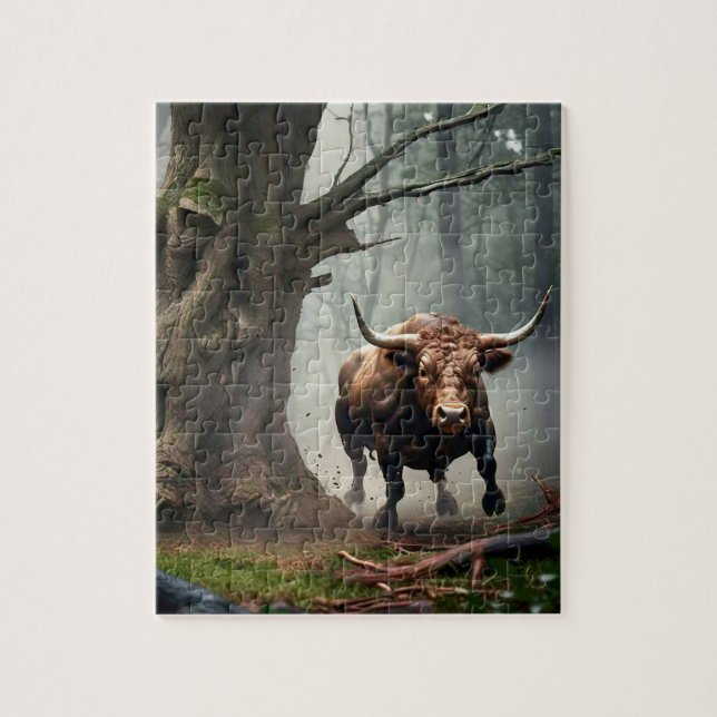 Puzzle Bull (Vertical)