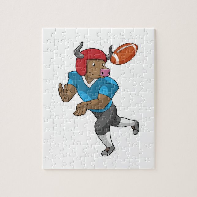Puzzle Bull dans le football (Vertical)