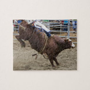 Puzzle Bull rider au rodéo