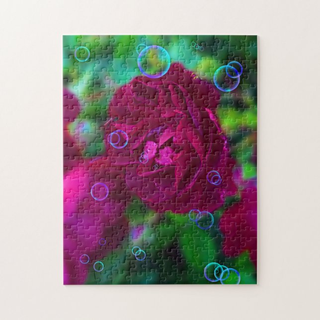 Puzzle "Bulles Roses" (Vertical)