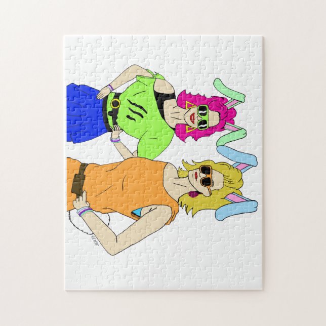 puzzle bunnygirls (Vertical)