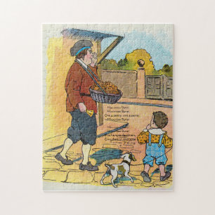 Puzzle Buns Hot-cross, Mère Goose Nursery Rhyme Photo