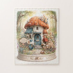 Puzzle Bureau de Poste de Souris à l'Aquarelle Fantaisist