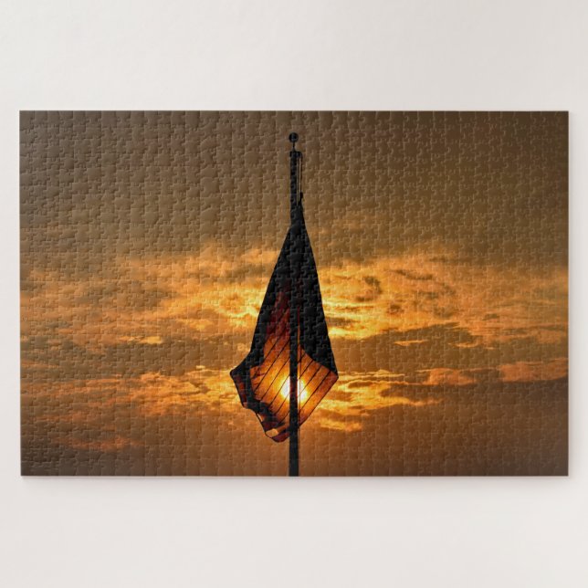 Puzzle Burning Sky Sunset - 20x30 - 1014 pcs. (Horizontal)