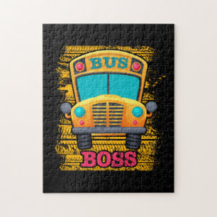 Puzzle Bus Boss - School Bus Driver Appreciation