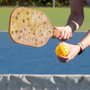 Puzzle Butterflies und Daisies von Shirley Taylor Pickleball Schläger
