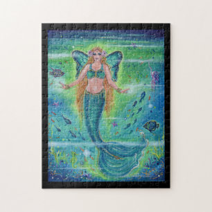 Puzzle Butterfly Mermaid en paix intérieure par Renee Lav
