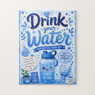 Puzzle Buvez votre eau