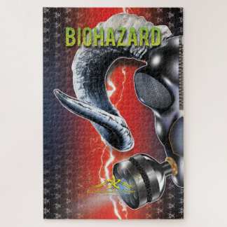 PUZZLE BW ! AVERTISSEMENT BIOHAZARD ! CRÂNE