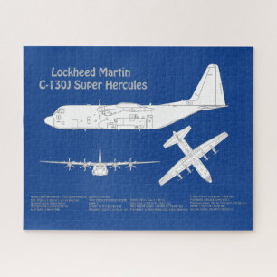 Puzzle C-130 Hercules - Plan directeur de l'avion ABD