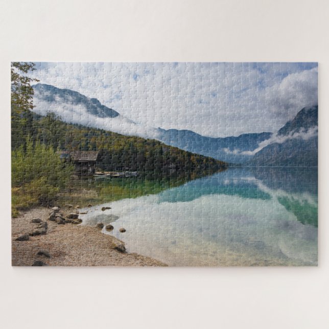 Puzzle Cabine au lac Bohinj en Slovénie (Horizontal)