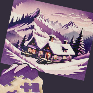 Puzzle Cabine douillet dans les montagnes