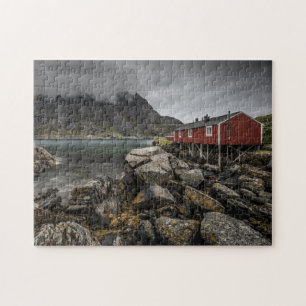Puzzle Cabine Rouge Norvège