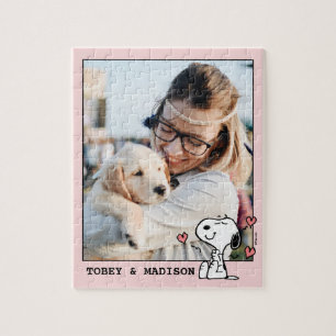 Puzzle cacahuètes   Coeurs de snoopy