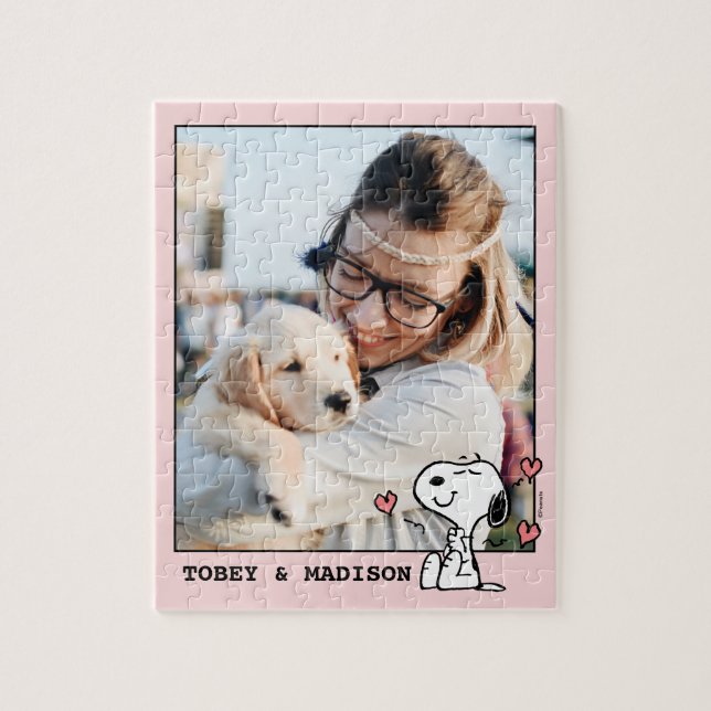 Puzzle cacahuètes | Coeurs de snoopy (Vertical)
