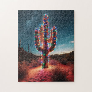 Puzzle Cactus du désert du sud-ouest de Noël