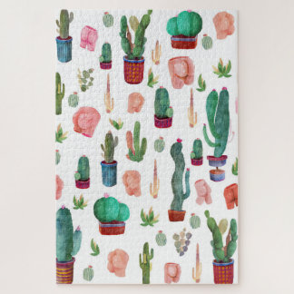 Puzzle Cactus et boutons