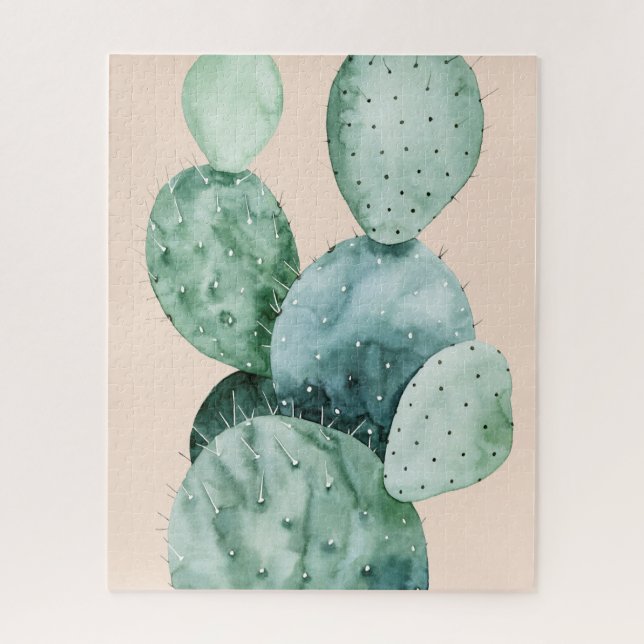 Puzzle Cactus sur le corail (Vertical)