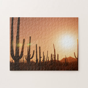 Puzzle Cactus sur le désert