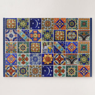Puzzle Cadeau CACHÉ FAMILLE PHOTO Mexique Carrelag