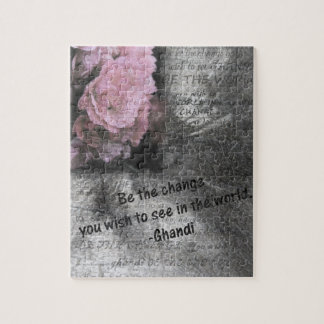 Puzzle Cadeau de citation de Mahatma Gandhi
