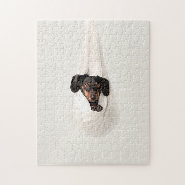 Puzzle Cadeau de conception de chien populaire (Vertical)