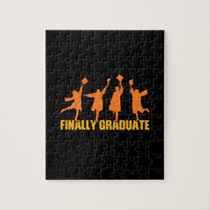 Puzzle Cadeau de diplôme Enfin Diplômé