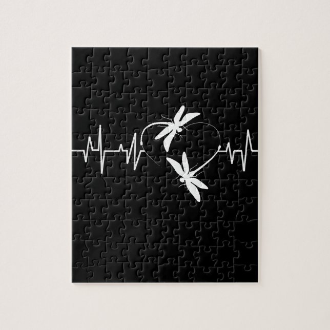 Puzzle Cadeau de dragonfly Lover| Drôle de dragonfly Hear (Vertical)