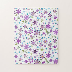 Puzzle Cadeau de Noël mignonne Floral Ditsy