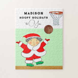 Puzzle Cadeau de vacances de basketball féminin