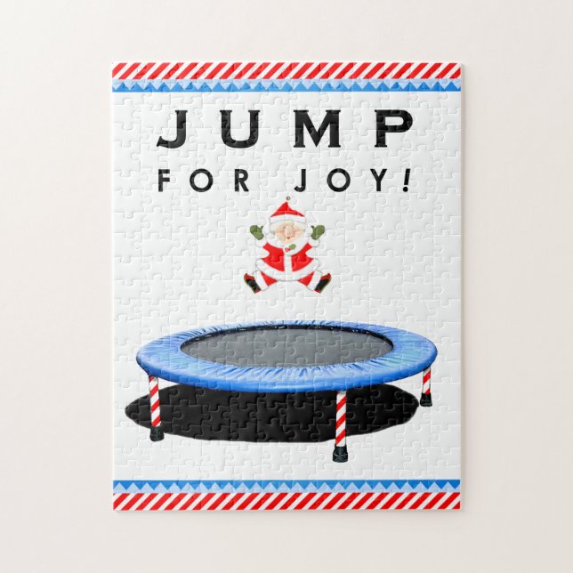 Puzzle cadeau de vacances trampoline (Vertical)