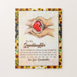 Puzzle Cadeau Grandgirl   Love Grand-mère Famille Groupe