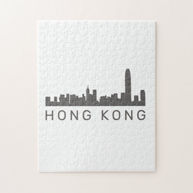 Puzzle Cadeau HK Skyline Hong Kong (Vertical)