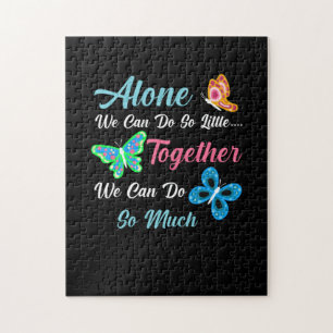 Puzzle Cadeau Papillon Seul Nous Pouvons Faire Si Peu