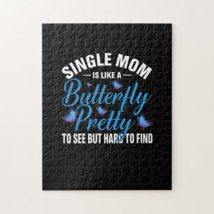Puzzle Cadeau Papillon   Une Mère Seule Est Comme Un Papi