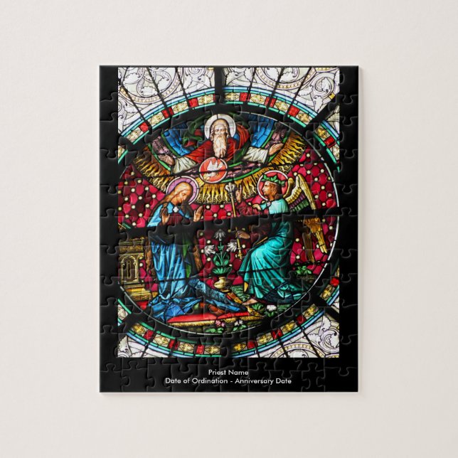 Puzzle Cadeau Personnalisable Pour Verre De Prêtre Jigsaw (Vertical)