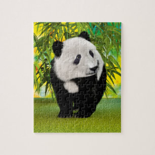 Puzzle Cadeau pour amateur d'animaux mignon ours en peluc