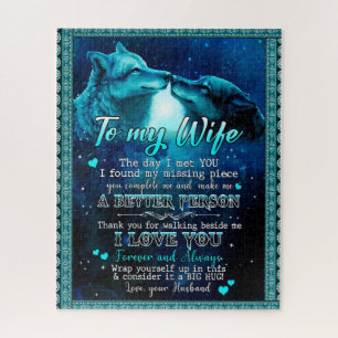 Puzzle Cadeaux de femme   Lettre À Ma Femme Je T'Aime Pou