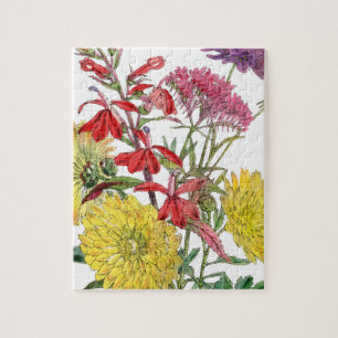 Puzzle Cadeaux Floraux de Printemps Festifs
