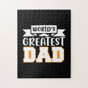 Puzzle Cadeaux papa Le plus grand papa du monde