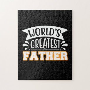 Puzzle Cadeaux papa Le plus grand père du monde